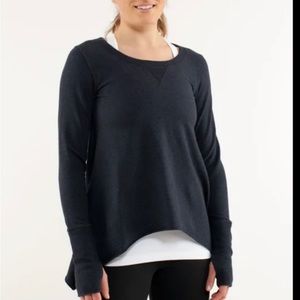 Lululemon yea lounge pullover 6 grey